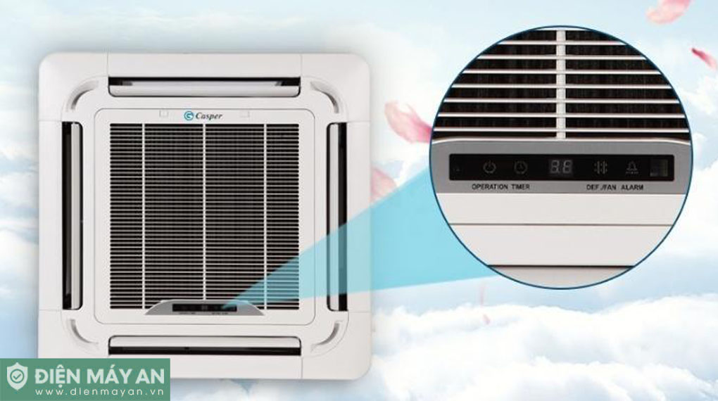 Điều hòa âm trần cassette Casper 36000 BTU 2 chiều CH-36TL22